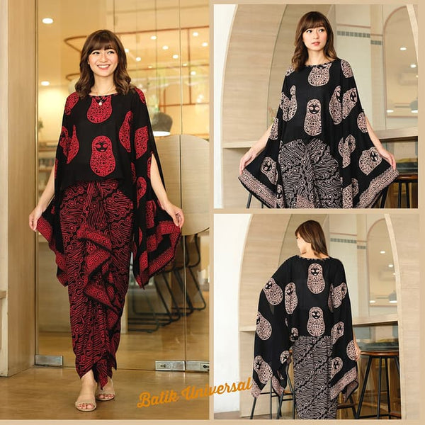 Set Batik Tunic & Skirt matryoska doll