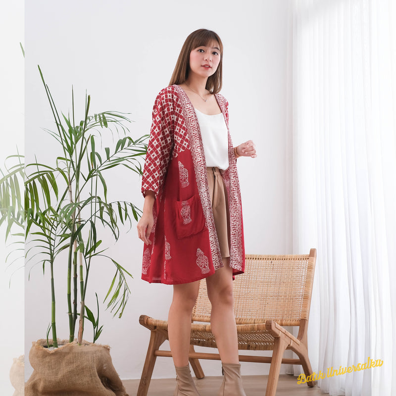 Kimono batik cap - Guci